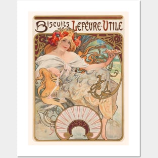 Biscuits Lefevre Utile (1897) Posters and Art